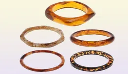 Tortoiseshell Acrylic Bracelet Resin Brown Leopard Mottled Bangle Women Jewelry Dropship8708627