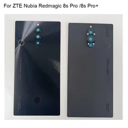Dla ZTE Nubia Redmagic 8S Pro Housing Glass Glass Battery Batch Cover zewnętrzna pokrywa skorupy aparat Flash Glass Red Magic 8s Pro+ Plus