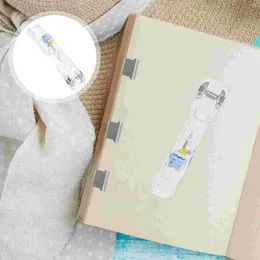 Çerçeveler Atıştırmalık klipsli zımba ofis kağıdı klipser DIY taşınabilir plastik dosya bağlama makinesi yeniden kullanılabilir kelepçe