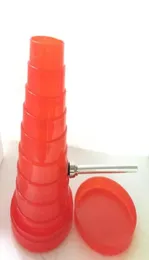 Super Pocket Collapsible Bong Plastic Bong Acrylic Bongs Flexible Water Pipe Rocket Tobacco Bong Collapsable Bongs Travelling Pipe5745966