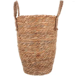 Vases Woven Flower Basket Pot Garden Baskets Large Indoor Liner Straw Weaving Pots