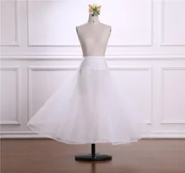 ألاين لونج تول تنورات لثوب الزفاف كرينولين البطن النورة تحت الحد من طبقة واحدة طوق متبكى تنورة بيضاء Rockabilly7187343