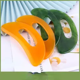 new 2024 Guasha Board Resin Beeswax Massager Scraper Chinese Gua Sha Tool For Face Neck Back Body Acupuncture Pressure Massage Therapy for