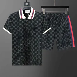 Men's Tracksuits 2024ss Tennis Flowers Stripes Men Women Short Set T Hawaii Beach Style Suit Hip Hop Shirt Shorts Couple Suits