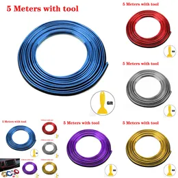 Neue Formtedekoration Flexible Streifen 5m/1m Innenausstattung Autodargen Autoabdeckung Trimbracktür Edelstyling Autostyling Universal