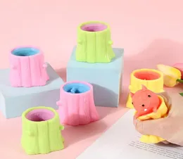 Fidget Toys Sensory Fashion Squeeze Squirrel Cup Kids Novely Gag Смешная мультипликационная домашняя вечеринка Gits Decompression Toy Surprise 6026244