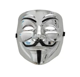 50 pezzi 2020 V per maschere per feste di vendetta che vendono maschere per feste V per maschera vendetta ragazzo anonimo Fawkes Fancy Dress COSTUME3930346