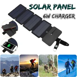 Bags Folding Outdoor Solar Panel Charger Portable 5V 2.1A USB Output Devices Camp Hiking Backpack Travel Power Supply For Smartphones