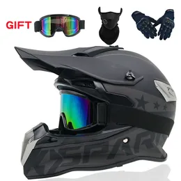Large Motorcycle Helmets Dual Sport Off Road Helmet Anti-Dirt Bike ATV D.O.T Certified Full Face Casco For Motor