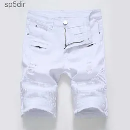 Nuovi pantaloncini di High Street Hip Hop Fashion Summer Male Short Jeans Morb e confortevole NVW5