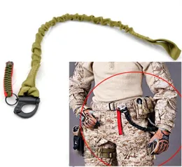 Tactical Survial Sling Quick Release Strap Safety Lanyard Outdoor Mountaineering Camping Climbing Bungee Nylon Buffer ROPE9393490777876