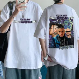 Rauw Alejandro World Tour 2024 T-shirty Harajuku o-Neck Shirt Shirts
