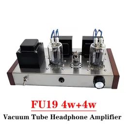 Amplifiers 4w*2 6n2 Fu19 Vacuum Tube Headphone Amplifier In Parallel Class A Amplifier Circuit Warm and Soft Voice HIFI Amp Audio