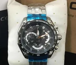 Classic Fashion Watch EFR550 Designer Watch Bull Steel Band для Man Quartz с оригинальной коробкой SET2577999