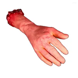 Decorazione per feste 1pc Halloween Blood Le mani tagliate a piedi Horror Chop Shop Prop