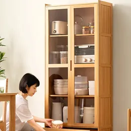 Drewniane przechowywanie szafki kuchennej Konsola Konsola Nordic Display Projekt szafki w formie bufetu mobili na la Casa meble domowe CY50KC