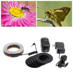 W48 LED MAKRO MACRO RING FLASH for DSLR لـ Canon Nikon Camera ZM000882899393