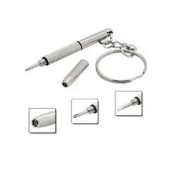 MINI 3in1 Keychain Screwdriver Kit Eyeglass Sunglass Glasses Watch Tool Kit مع أدوات مفاتيح مفاتيح مفاتيح KKA71244956639