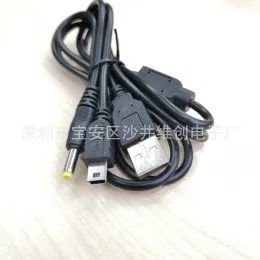 Cables 40pcs لـ PSP 2 في 1 كابل بيانات الشحن PSP1000/2000/3000 كابل بيانات شحن المضيف