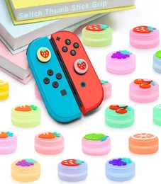 Cherry truskawkowe owoce blask świetliste joystick okładka galaretka patyka na sztyft na nintend przełącznik lite olid joycon thumbstick czapka hi5116965