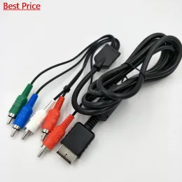 Cables 100Pcs 1.8m/6FT HDTV AV Audio And Video Component Cable For Sony For PS2 And PS 3 Video Audio Cable