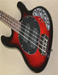 Ray 4 Bass Electric Black Ring Body Red Two Pickup Lines ativos4006687