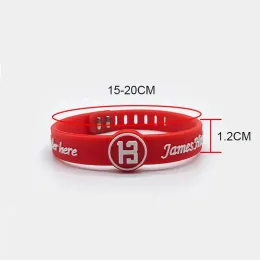 Basketball Wristbands: Adjustable Silicone Sports Bracelet Energy