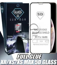 5D Cover Cover Full Temepered Glass Screen Protector for iPhone 13 12 11 Pro XS Max XR X Samsung Galaxy M201073230