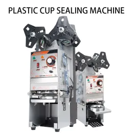 Machine Plastic Paper Bubble Tea Cup Sealing Machine Automatic Cup Sealer Electric Sealers for Bar or Milk Tea Shop