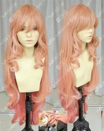 AKB0048 Kojima Haruna Kojiharu Turuncu Gradient Dalgalı Lolita Cosplay Party Wigs231Z4634125