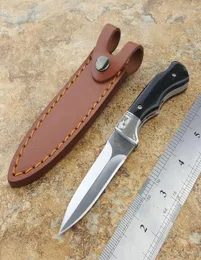 2 ingranaggi esterni in stile il coltello a spinta regolabile Horn bloccante tasca marciale pieghevole per coltelli da taglio33322031