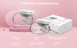 Sammarico elettrico Yoha 2824 mm Mani indossabili tazza di seno BPA Comfort ricaricabile al seno alfeedmilkcollector9306824