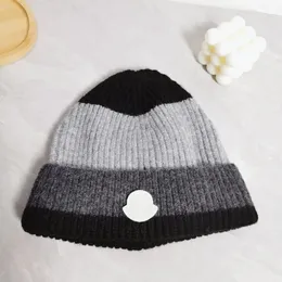 2024 Chapéus de designer de moda homens e mulheres chapéus de gorro Caps Caps de outono/inverno malha quente chapéu elástico chapéu de esqui chapéus de luxo chapéus de malha de luxo