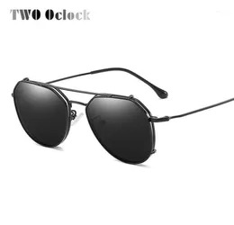 Sunglasses TWO Oclock Ultralight Prescription Myopia Ladies Women Polarized Clip On Glasses Frame Polar Optics 2 In 1 Z1719712338657