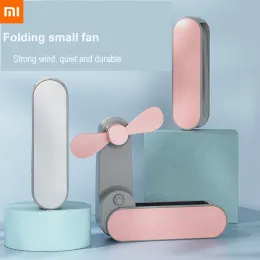 Irrigator Xiaomi Youpin Mini Folding Fan wielofunkcyjny trzypurposowy przenośny ładowanie USB Wentylator Mute Handheld Bezpieczny wentylator do podróży