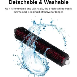 Spazzole di pulizia applicabili a 2 pacchi per Roborock S7 MaxV Ultra / S7 Pro Ultra / S8 Pro Ultra, spazzola rotante autopulente ad alta velocità staccabile per panni per mocio