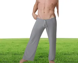 Wholehigh kaliteli marka n2n pantolon 1 adet çok yoga pantolonlar Men39s pijama pantolonlar gündelik salon pijama pijama pijama