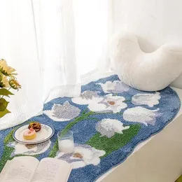 Tapetes tulipas fofas carpete de quarto macio tapete de cabeceira de cabeceira infantil de cabeceira infantil baby baby playmats tapete de piso longa tapetes de vida