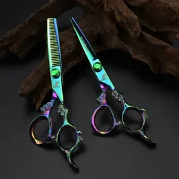 2024 Hair tesoura de 6 polegadas Cabelo Raunda Corte de cortador barbeiro barbeiro tesoura tesoura de tesoura Profissional Barbeiro profissional Scissors Hairs Hair