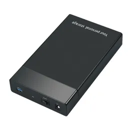 3,5 дюйма HDD Case USB 3,0 до SATA III HD 3,5 Корпус Внешний корпус с жестким диском USB -ящиком для 16 ТБ.