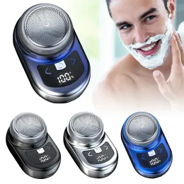 Rakare Mini Portable Electric Shave Razor Beard Trimmer Shaver Men's Razor Typec Laddningsficka Razor High Speed ​​Shaving Machine