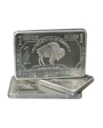 1 oz One Troy Ounce USA American Buffalo 999 Fine German Silver Bullion Bar 1265601