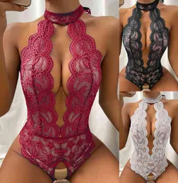 Diğer külot erotik seksi kostümler düğün erotik iç çamaşırı açık sütyen dantelini kuşatır Kadın Teddies Babydoll Lingerie Slutty Clo6252063