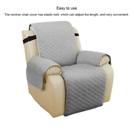 Coperture per sedie Copertina poltrona cinghie elastiche regolabili cinghie anticarro el skid ol divano di divano mobili slipcovers grigio chiaro l