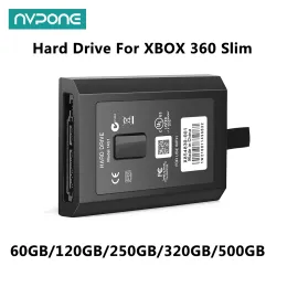 Boxar 320 GB 250 GB 60 GB 120 GB 500 GB Hårddiskskiva för Microsoft Xbox 360 Slim för Xbox 360 Slim Game Console Intern HDD -hårddisk