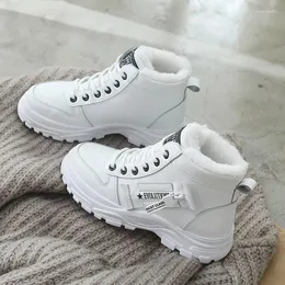 Casual Shoes Winter Women's Running Velvet Thick Cotton Sneakers Autumn Waterproof and Anti-Ski Snow Boots 698