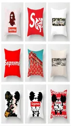 Classic Designer Sinage Pillow Case Cushion Cover Letter Classic Brand SU Red Pattern 45x45cm para Decoração de Decoração Home ProphCAS5096809