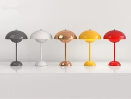 Современная спальня настольная лампа Verner Panton Flowerpot Lacqued Table Light E27 Столл.