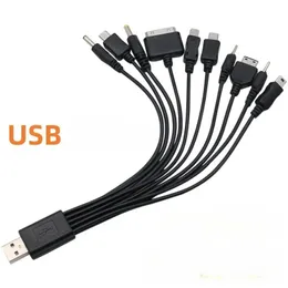 1 PCS 10 in 1 Micro USB Multi Charger USB Cables للهواتف المحمولة سلك لـ KG90 Sony Phone Samsung أقراص