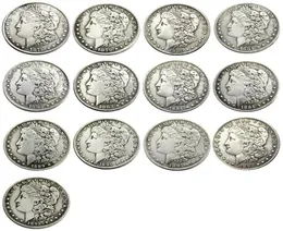 США 13шт Morgan Dollars 18781893 CC Различные даты